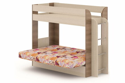 Диван-кровать двухъярусная Карамель 75 