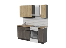 Кухонный гарнитур Адажио лайт 120 см