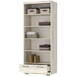 Шкаф Соната ШС-900, Крафт белый - Антрацит