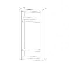 Шкаф двухстворчатый Регина, Сандал