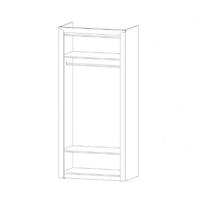 Шкаф двухстворчатый Регина, Сандал 