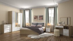 Комод Бланка, сонома / белый