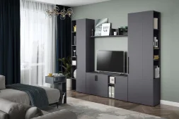 Шкаф торцевой 16.323 Эйр, Серый Графит