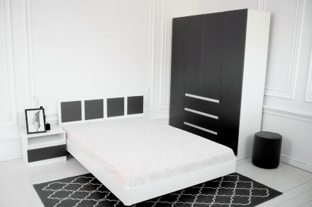 Шкаф 1200 Парус, белый/Графит 