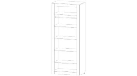 Шкаф 2-х створчатый Ривьера 