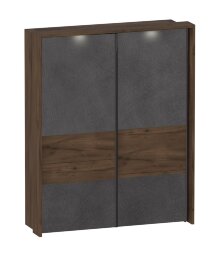 Шкаф с раздвижными дверями с обрамлением Глазго