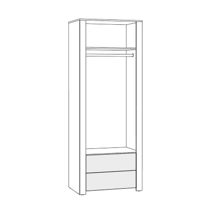 Шкаф для одежды Джастин 13.339 