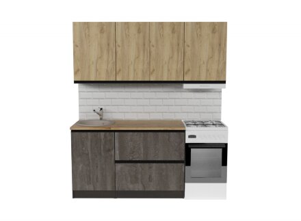 Кухонный гарнитур Адажио макси 180 см 