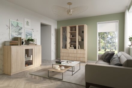 Шкаф четырехдверный Stern (Штерн), сонома 