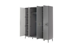 Шкаф 4-х дверный Фарго, Антрацит