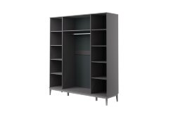 Шкаф 4-х дверный Фарго, Антрацит