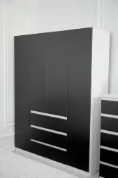 Шкаф 1600 Парус, белый/Графит