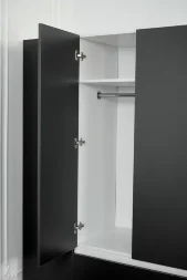 Шкаф 1600 Парус, белый/Графит