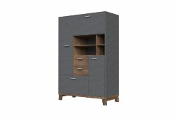 Комод (4д2я) Монтана, металл бруклин