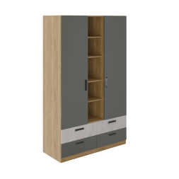 Шкаф 3-х секционный Дуглас