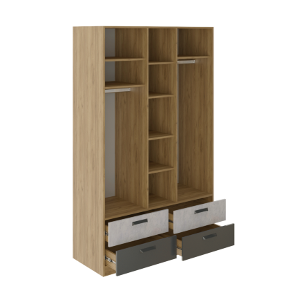 Шкаф 3-х секционный Дуглас 