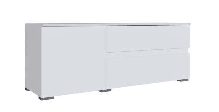 Тумба ТВ малая Плейона, белый 