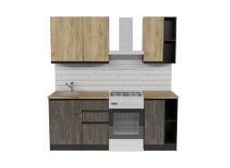 Кухонный гарнитур Адажио медиум 140 см