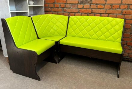 Кухонный уголок Барон, Дуб Вотан / Замша Черная 