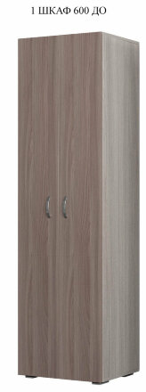 Шкаф ДМ 600 ДО (полки, штанга) 