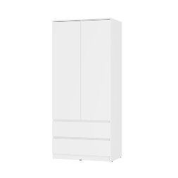 Шкаф 2-х створчатый Симпл, Белый