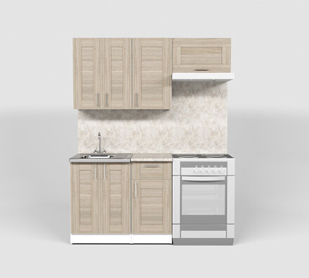 Кухонный гарнитур Лира нормал, 150 см 