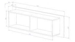 Антресоль АН-02 Бостон, Анкор светлый