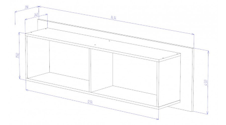 Антресоль АН-02 Бостон, Анкор светлый 