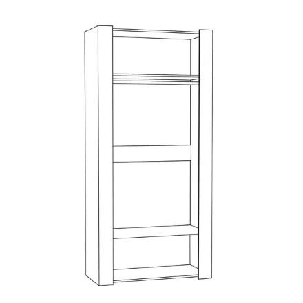 Шкаф для одежды Амели 13.133 