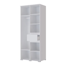 Шкаф 2-х створчатый Плейона, белый