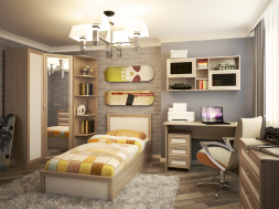 Кровать с подъемным механизмом Остин М22