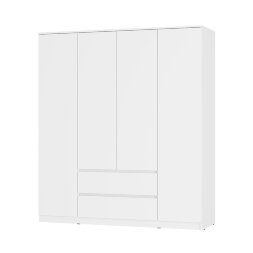 Шкаф 4-х створчатый Симпл, Белый 