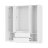 Шкаф 4-х створчатый Симпл, Белый  