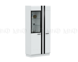 Шкаф-стекло высокий Магнолия