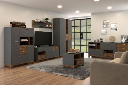 Стол письменный Монтана, металл бруклин 