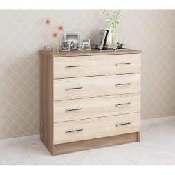 Комод Катрин-3, Ясень шимо/Дуб сонома