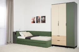 Шкаф-пенал 16.316.01 Марвэл, тёмно-серый