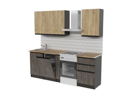 Кухонный гарнитур Адажио стандарт 160 см  