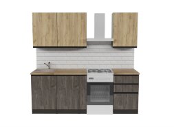 Кухонный гарнитур Адажио стандарт 160 см 