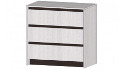 Комод 3 ящика Бостон, Анкор светлый