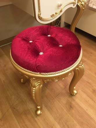 Пуф Шейх, Слоновая кость/золото 