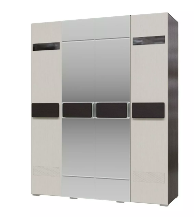 Шкаф 4-х дверный Престиж 