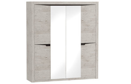 Шкаф 4х-дверный Соренто, дуб Бонифаций 