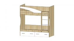 Кровать двухъярусная Буратино