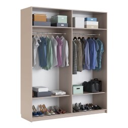 Шкаф четырехдверный без зеркала Беатрис