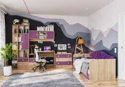 Спинка мягкая Колибри, сирень