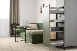 Шкаф-пенал 16.316.02 Марвэл, тёмно-серый