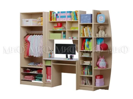 Стенка  Мальвина Юниор-2 ЛДСП  