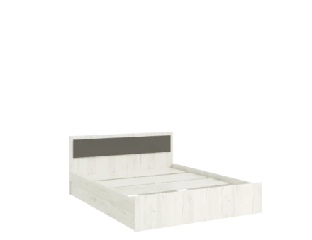 Кровать 0,9 Фиеста New, Дуб крафт белый / Графит 