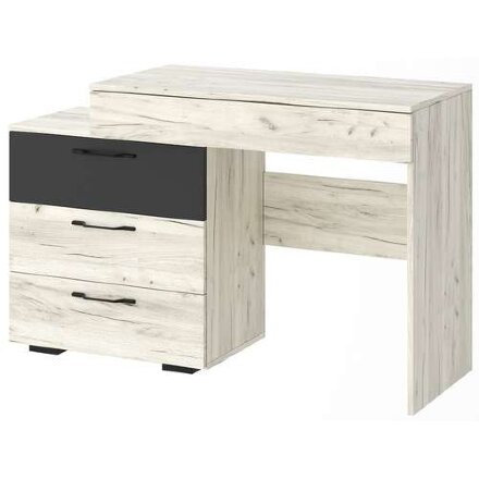 Стол косметический СКС-1200 Соната, Крафт белый - Антрацит 